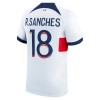 Nogometni Dres Paris Saint-Germain R.Sanches 18 Gostujući 2023-24